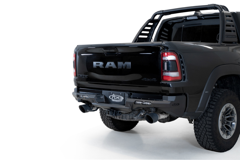 Ram TRX Rear Bumper - Addictive Desert Designs - Phantom - Hammer Black - `21-`23